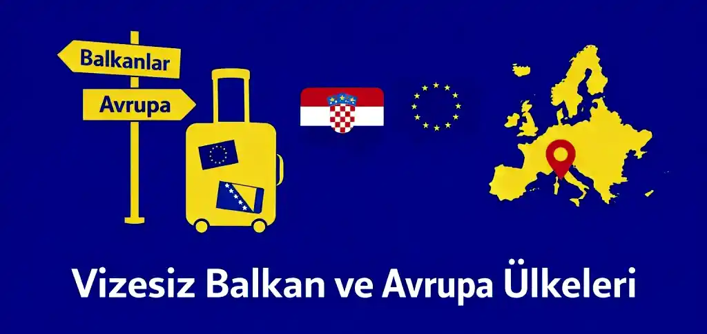 türkiye'den vizesiz gidilebilecek balkan ve avrupa ülkeleri