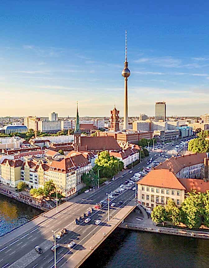 Berlin şehir görünümü, Almanya