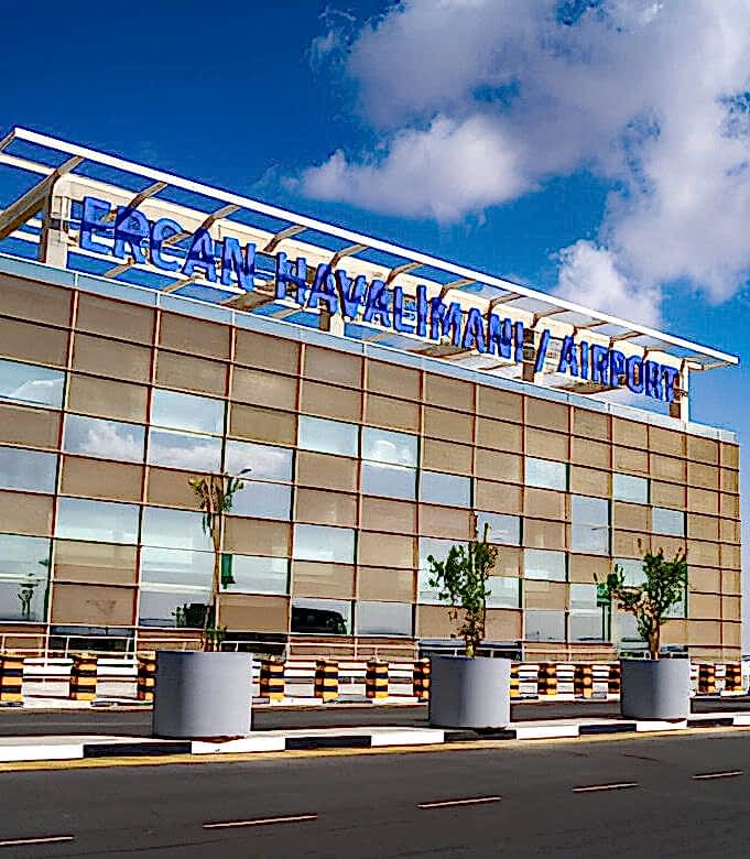 Ercan Havalimanı dış görünüm