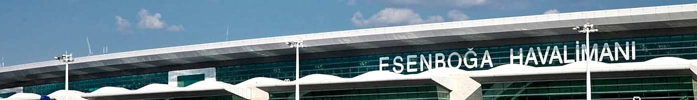 Ankara Esenboğa Havalimanı giriş tabelası