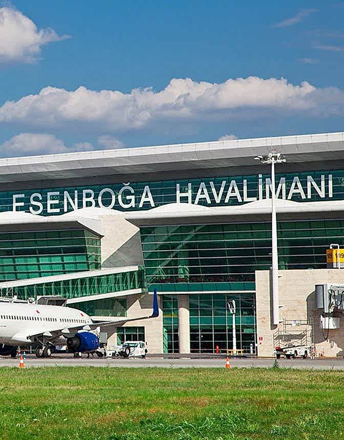 Ankara Esenboğa Havalimanı girişi