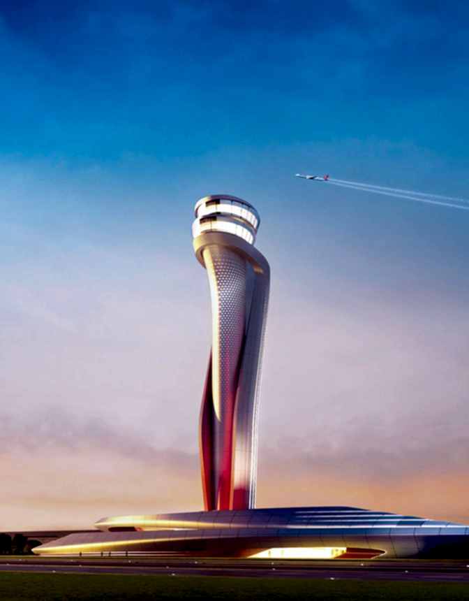 İstanbul Havalimanı trafik kontrol kulesi