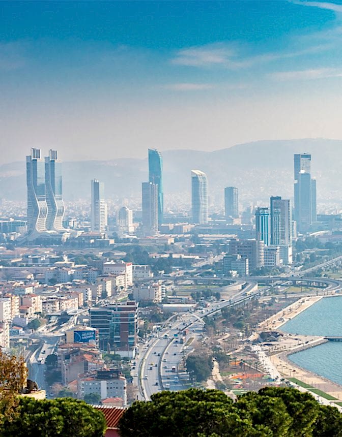 izmir şehir görünümü