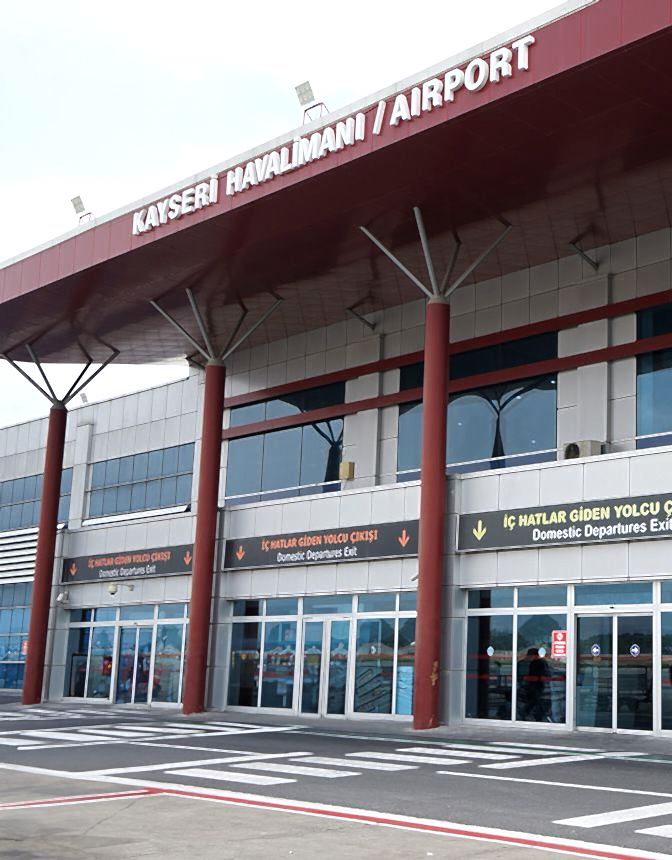 kayseri havalimanı girişi