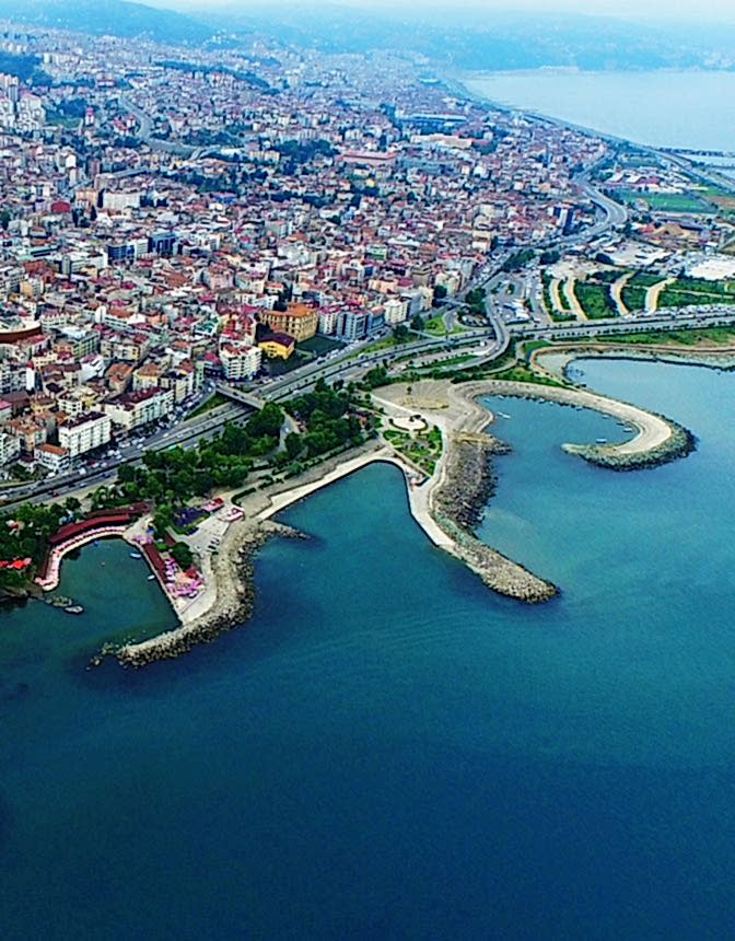 trabzon kuş bakışı görünüm