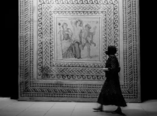 Zeugma Mozaik Müzesi'nde gezen kadın